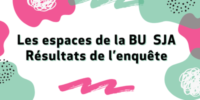 Les espaces de la BU Saint-Jean d'Angély : résultats de l’enquête